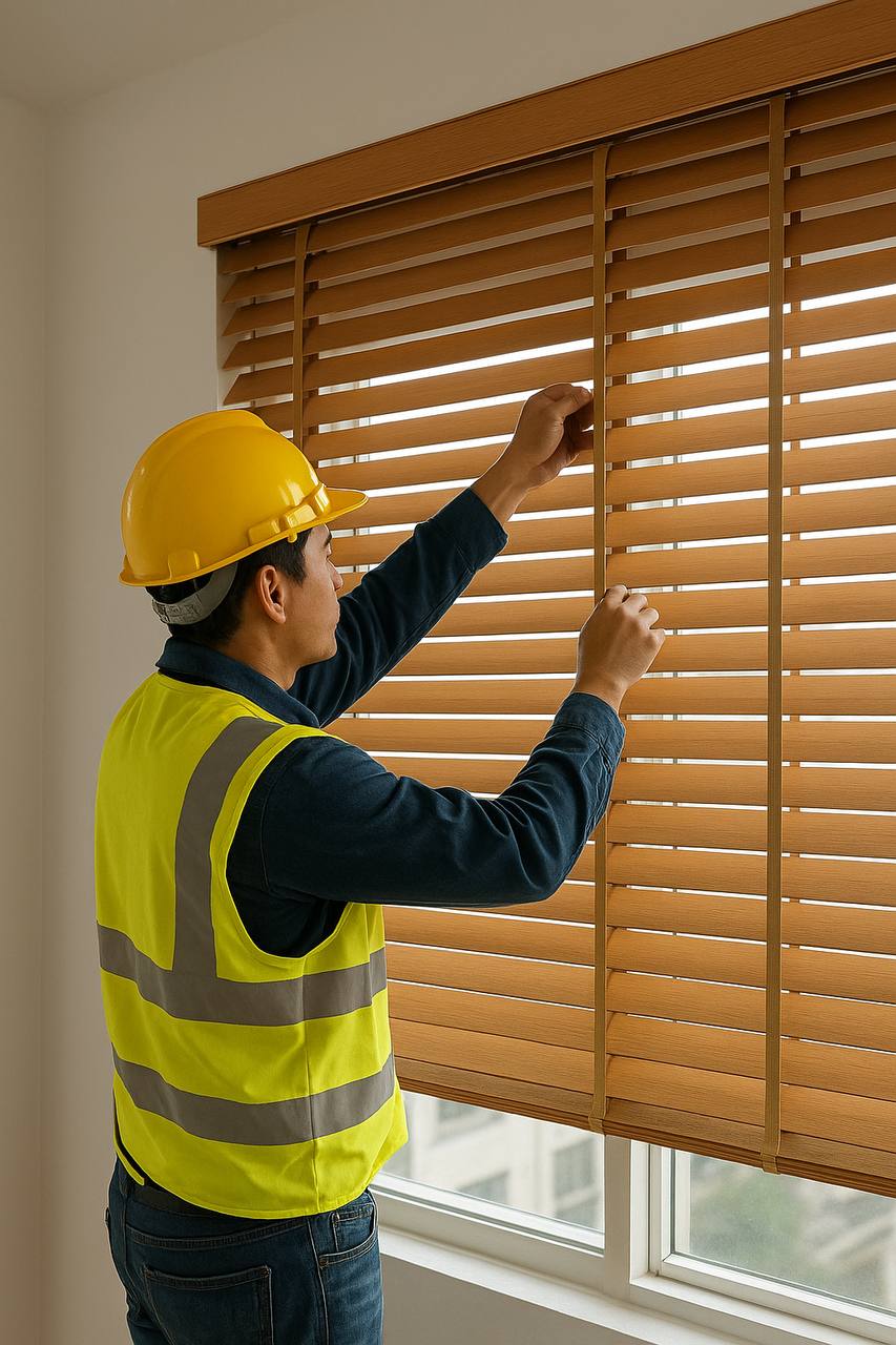 Hướng dẫn lắp đặt mành sáo gỗ chi tiết